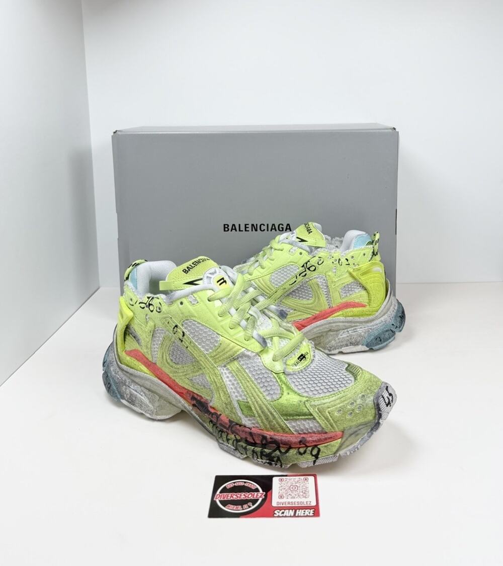 Size 45EU/12US - Balenciaga Runner Marathon Neon Unreleased🎾 NEW/RETAIL $1.4K!